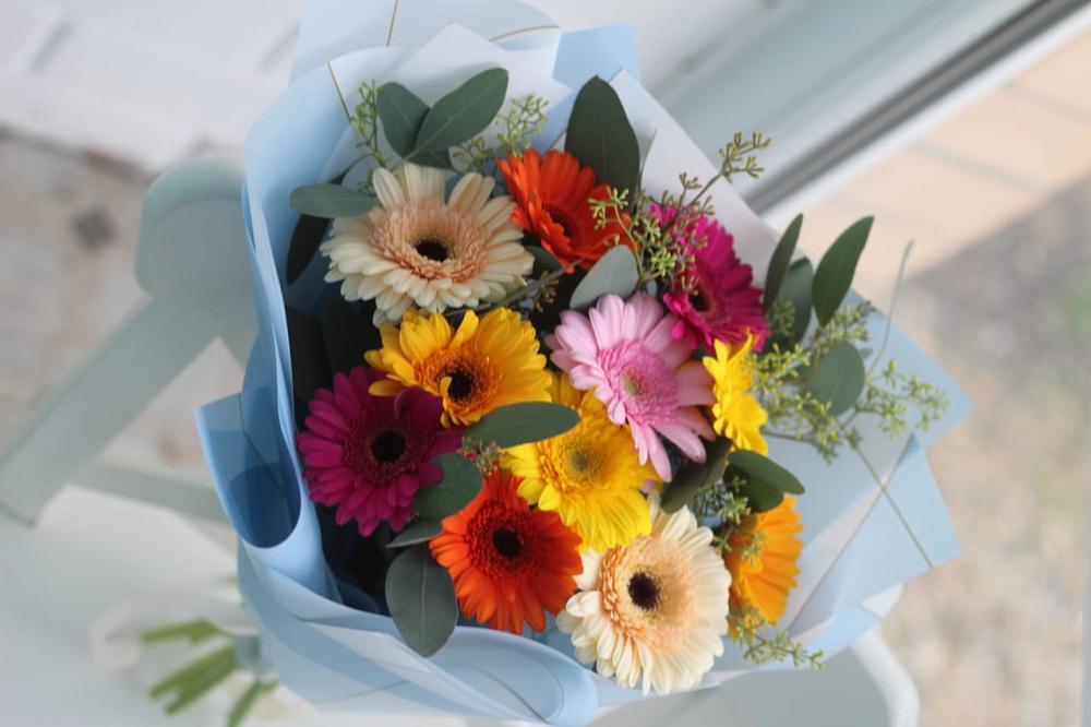 Букет цветов из: Герберы в Копанище