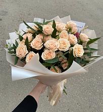 Букет Кремовые розы Латте в Копанище