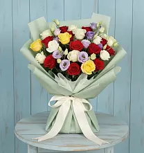 Букет цветов из:  Розы в Копанище