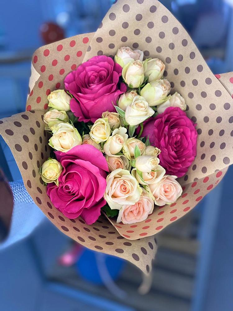 Букет цветов из: Розы в Копанище