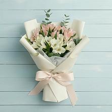 Букет цветов из:  Альстромерии в Копанище