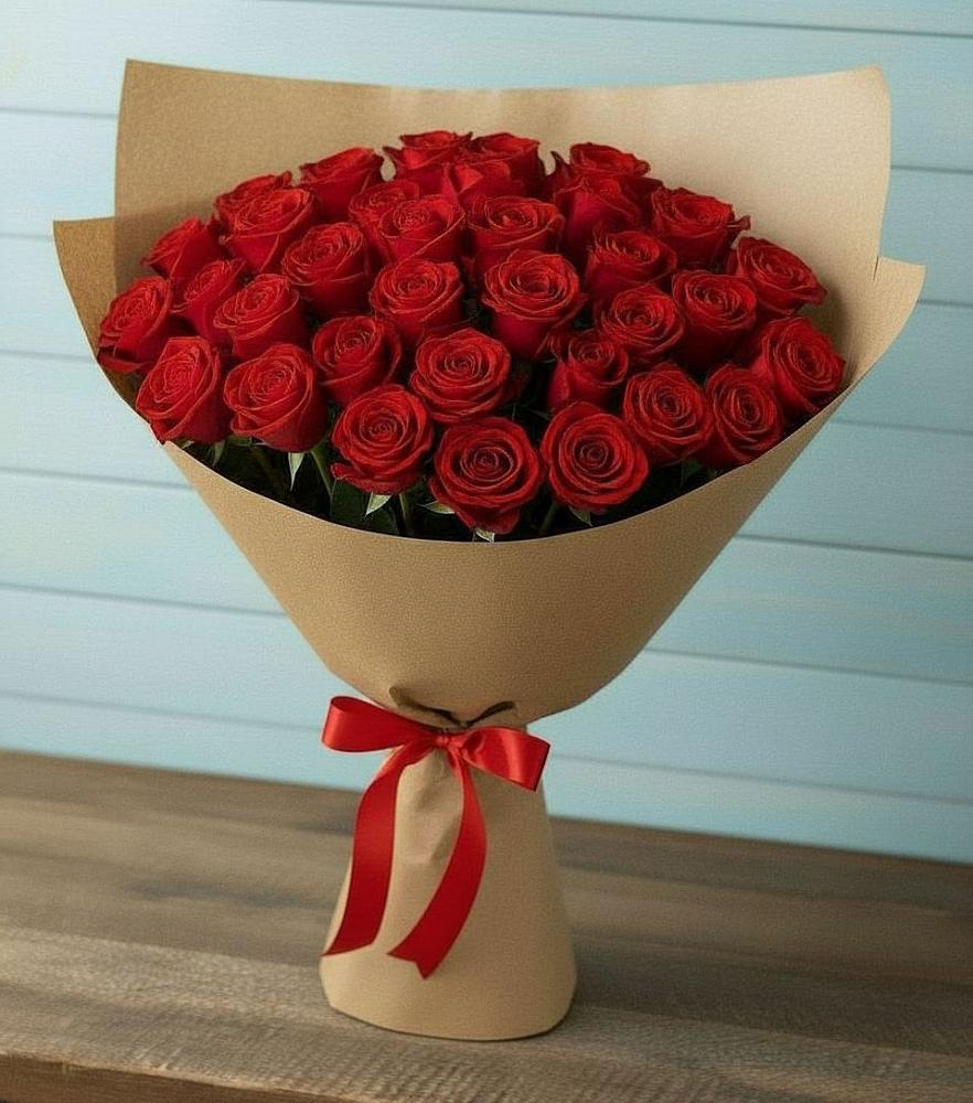Букет Красные розы Милано в Копанище
