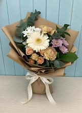Букет цветов из:  Герберы и Хризантемы в Копанище