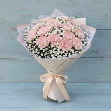 Букет цветов из:  Гвоздики в Копанище
