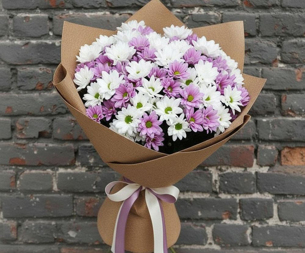 Букет цветов из: Хризантемы в Копанище