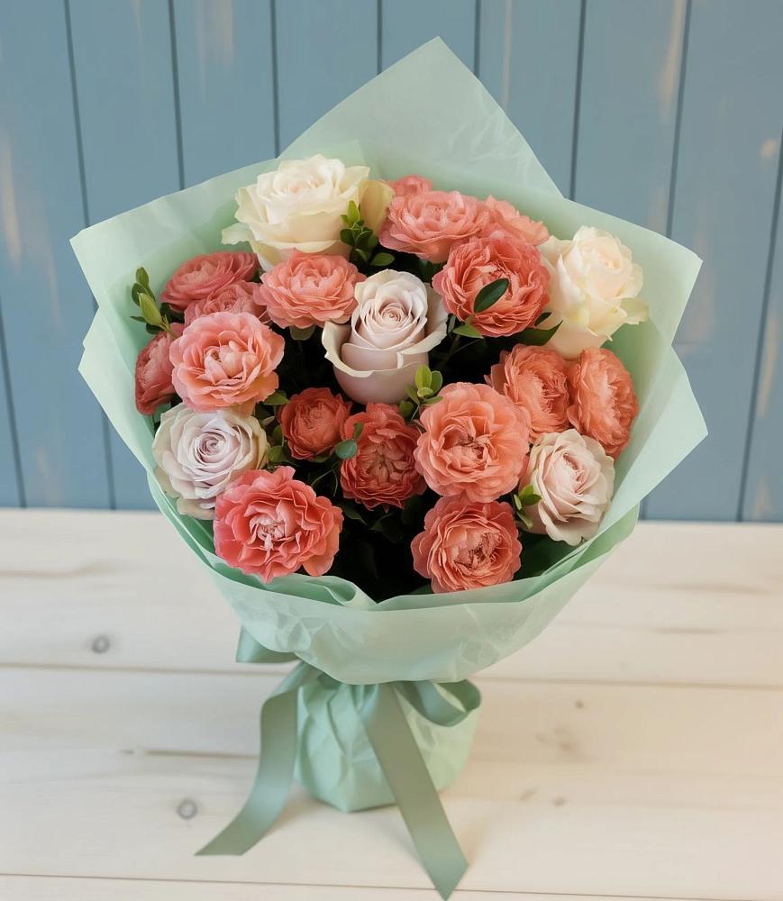 Букет цветов из: Розы в Копанище