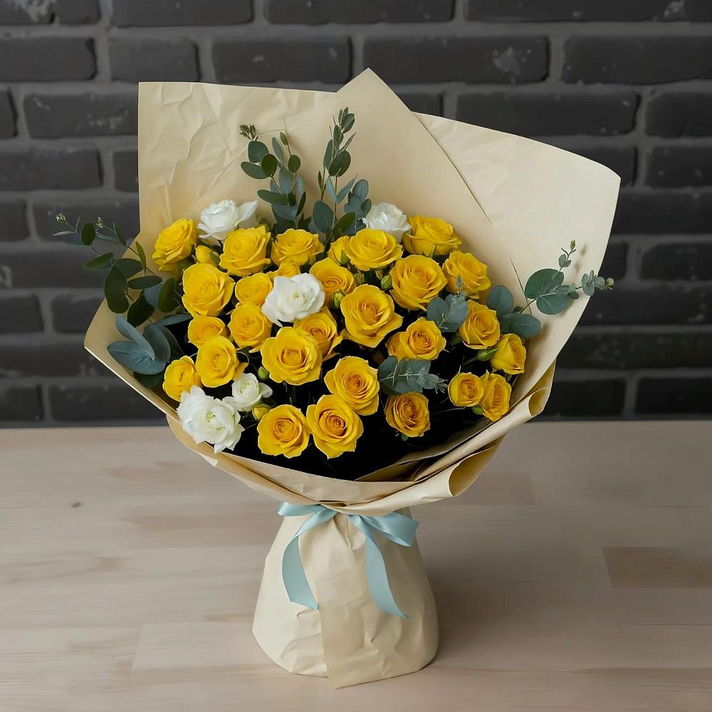 Букет цветов из: Розы в Копанище