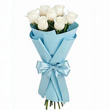 Букет 7 белых роз Проуд #REPLACE_PRED# Копанище