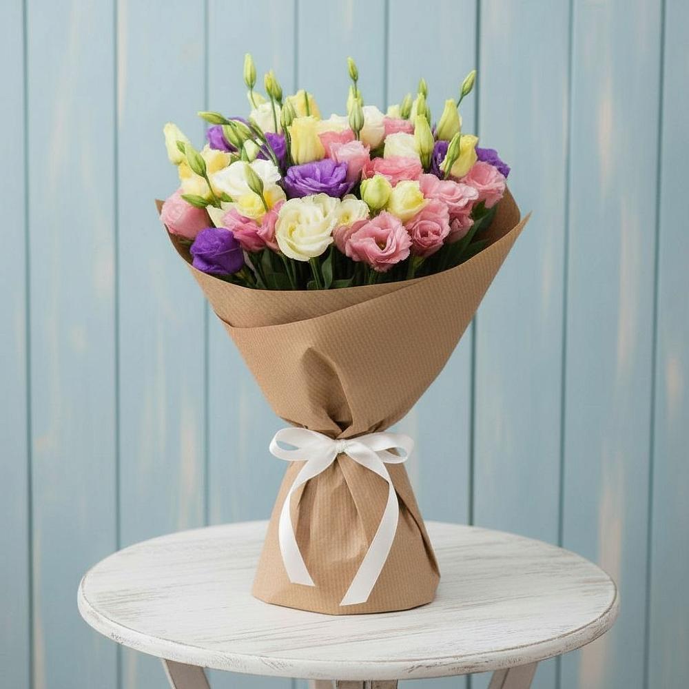 Букет цветов из: Лизиантусы в Копанище