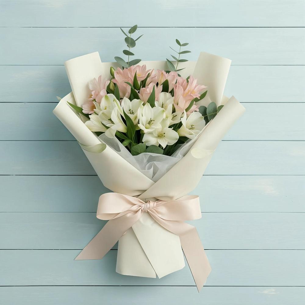 Букет цветов из: Альстромерии в Копанище