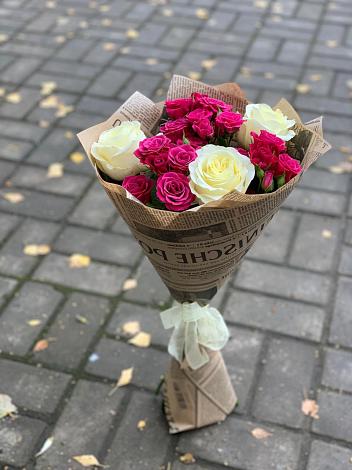 Букет цветов из: Розы в Копанище