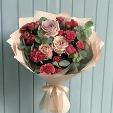 Букет цветов из:  Гвоздики и Розы в Копанище
