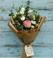 Букет цветов из:  Розы и Лизиантусы в Копанище